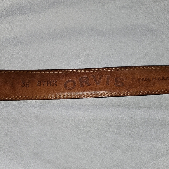 Black Men's Orvis Belt - Picture 2 of 6